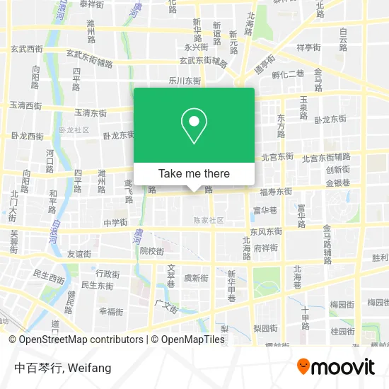 中百琴行 map