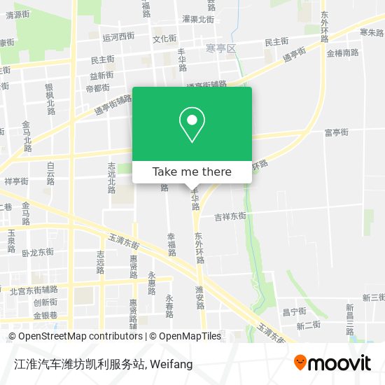 江淮汽车潍坊凯利服务站 map