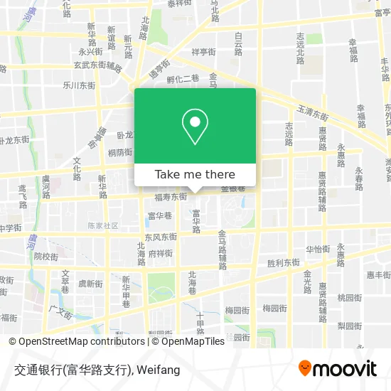 交通银行(富华路支行) map