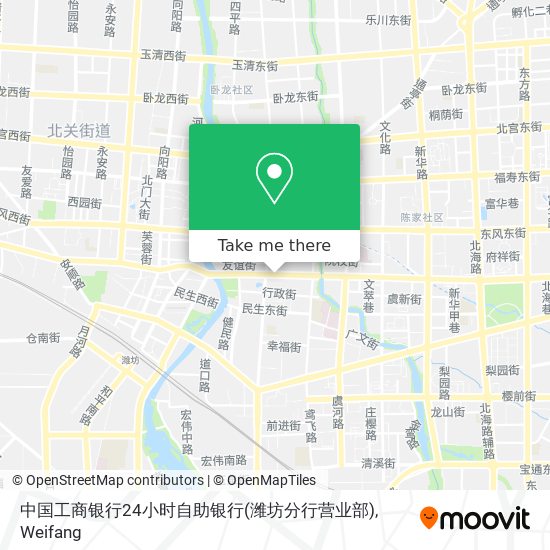 中国工商银行24小时自助银行(潍坊分行营业部) map