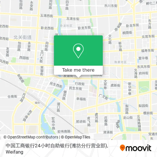 中国工商银行24小时自助银行(潍坊分行营业部) map