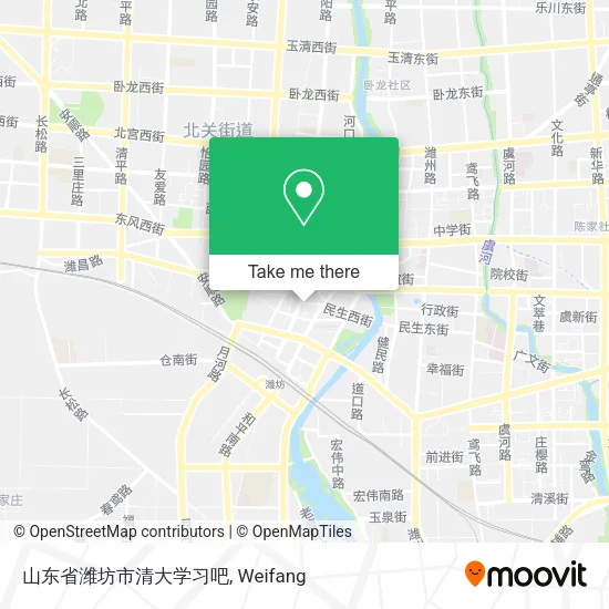 山东省潍坊市清大学习吧 map