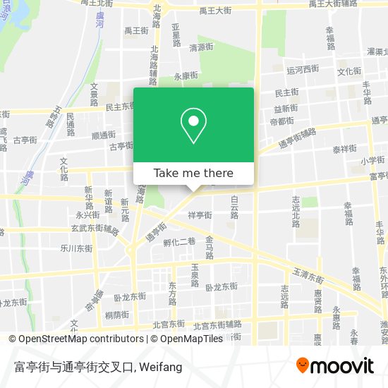 富亭街与通亭街交叉口 map