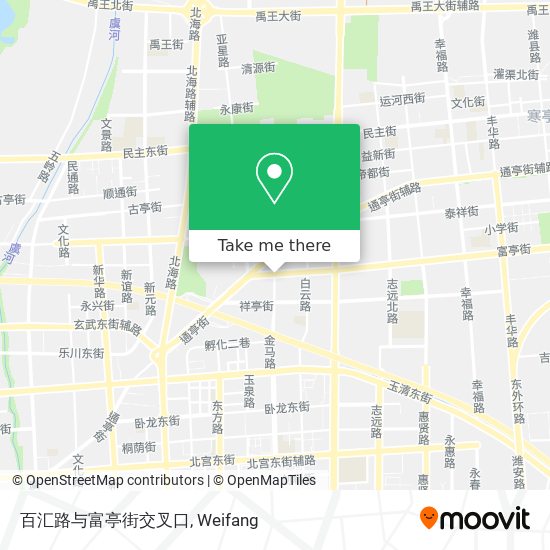 百汇路与富亭街交叉口 map