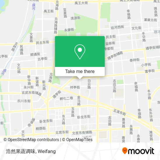 浩然果蔬调味 map