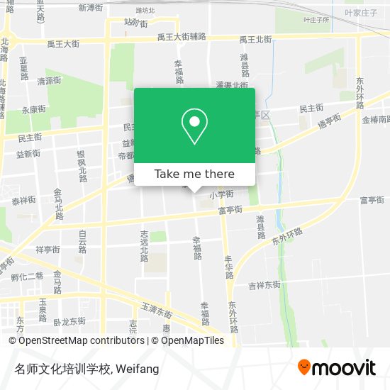 名师文化培训学校 map