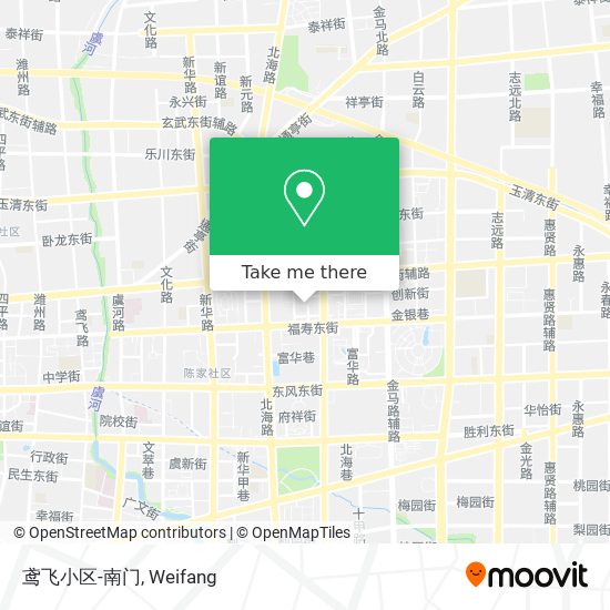 鸢飞小区-南门 map