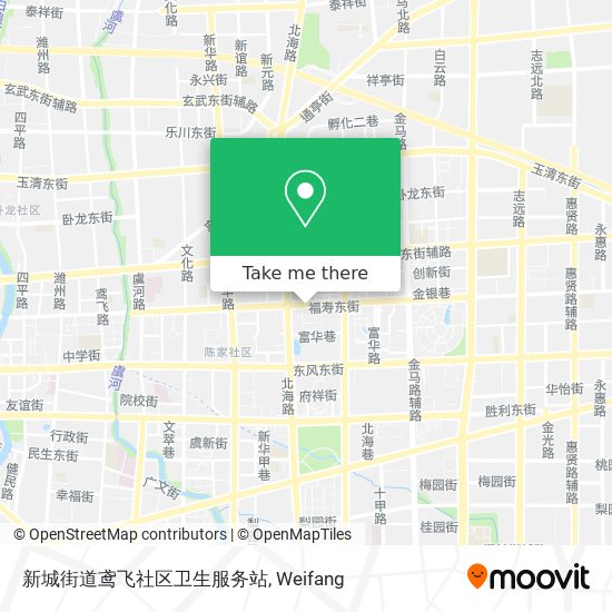 新城街道鸢飞社区卫生服务站 map