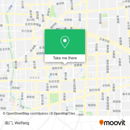 南门 map