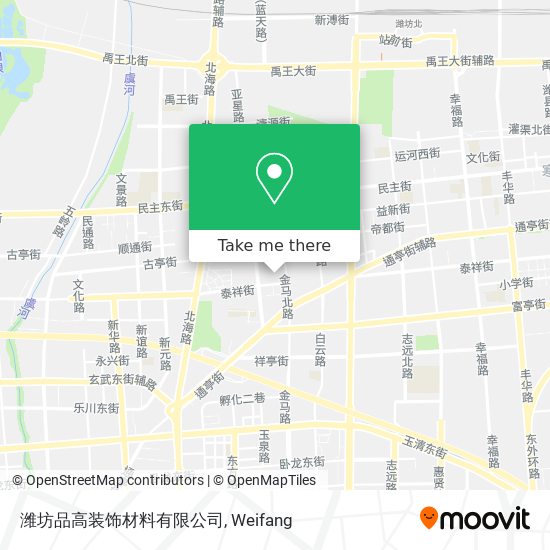 潍坊品高装饰材料有限公司 map