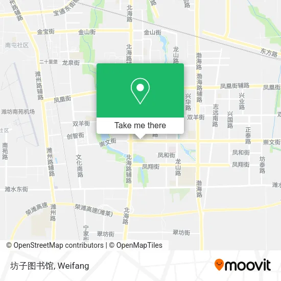 坊子图书馆 map