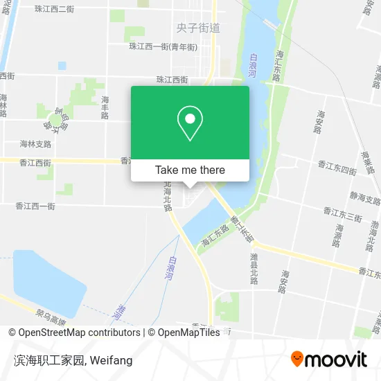 滨海职工家园 map