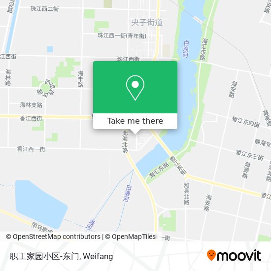职工家园小区-东门 map