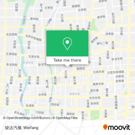 骏达汽修 map