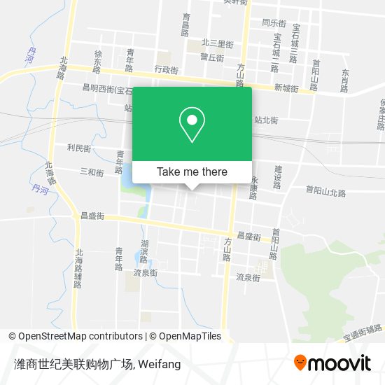 潍商世纪美联购物广场 map