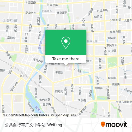 公共自行车广文中学站 map