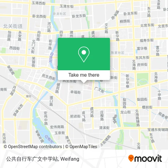 公共自行车广文中学站 map