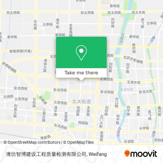 潍坊智博建设工程质量检测有限公司 map