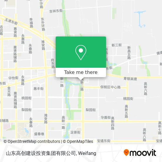 山东高创建设投资集团有限公司 map