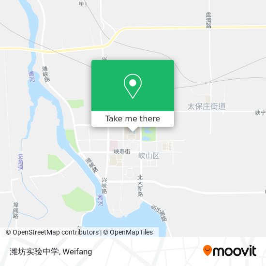 潍坊实验中学 map