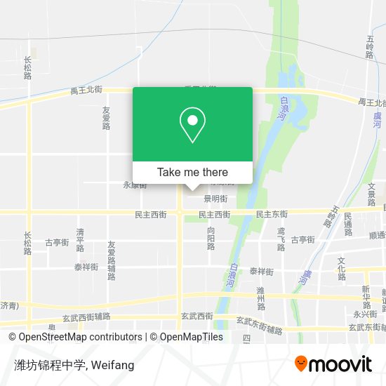 潍坊锦程中学 map