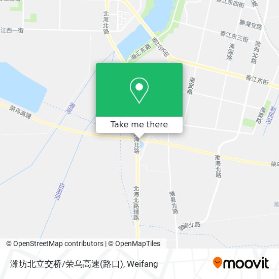 潍坊北立交桥/荣乌高速(路口) map