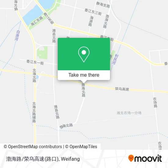 渤海路/荣乌高速(路口) map