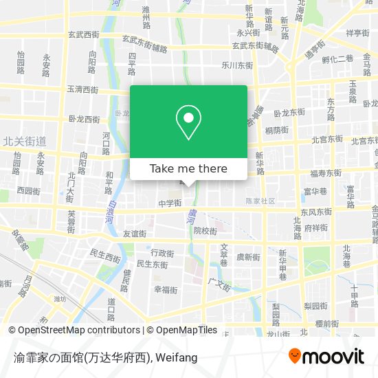 渝霏家の面馆(万达华府西) map