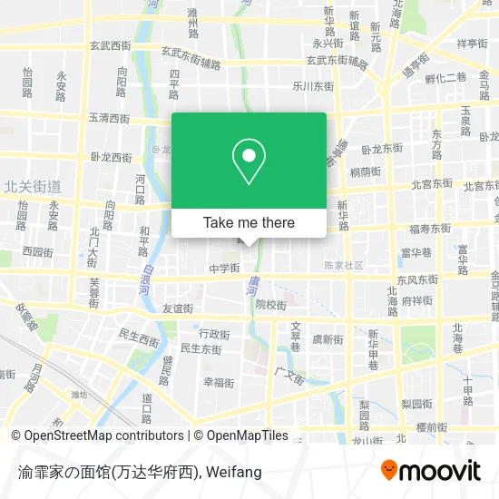 渝霏家の面馆(万达华府西) map