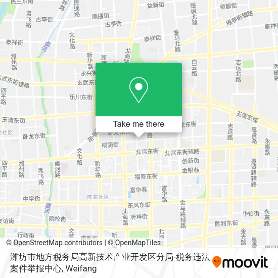潍坊市地方税务局高新技术产业开发区分局-税务违法案件举报中心 map