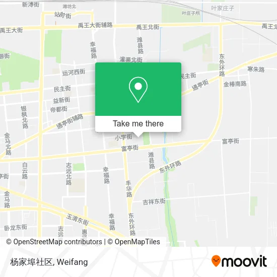 杨家埠社区 map