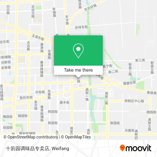十笏园调味品专卖店 map