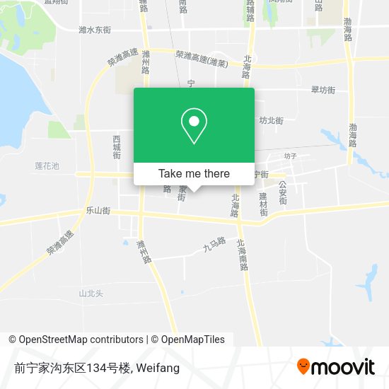 前宁家沟东区134号楼 map