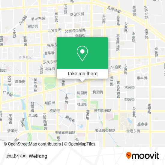 康城小区 map