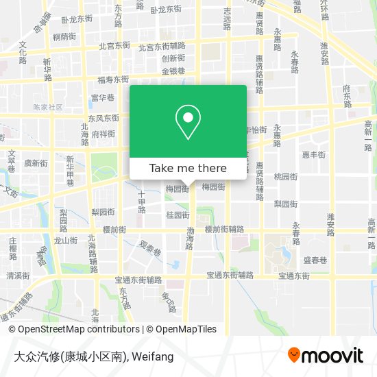 大众汽修(康城小区南) map