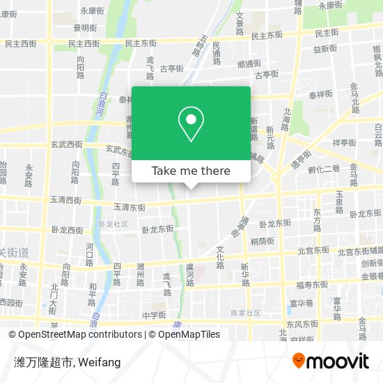 潍万隆超市 map