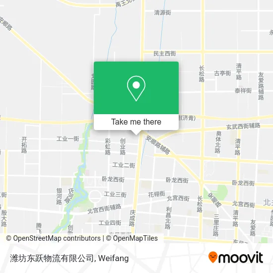 潍坊东跃物流有限公司 map
