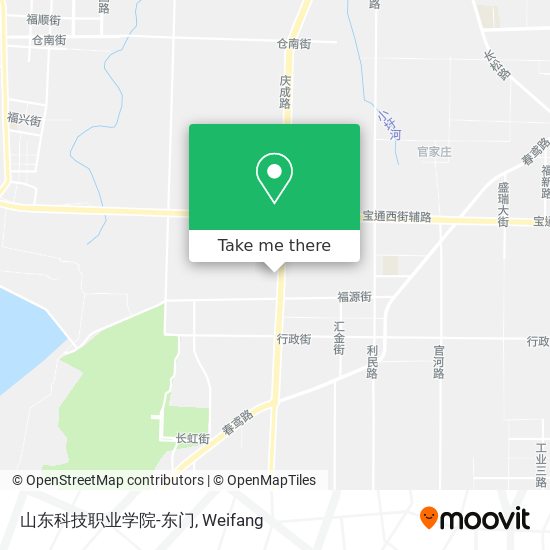 山东科技职业学院-东门 map