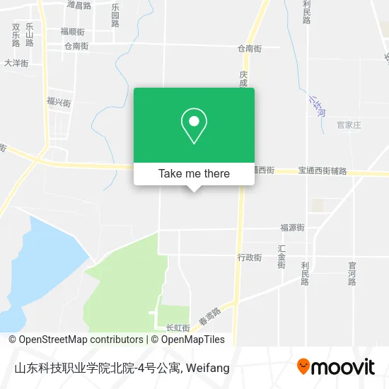 山东科技职业学院北院-4号公寓 map