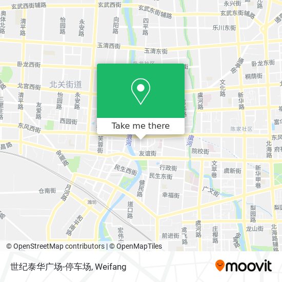 世纪泰华广场-停车场 map