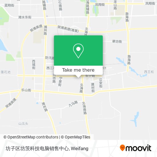 坊子区坊茨科技电脑销售中心 map