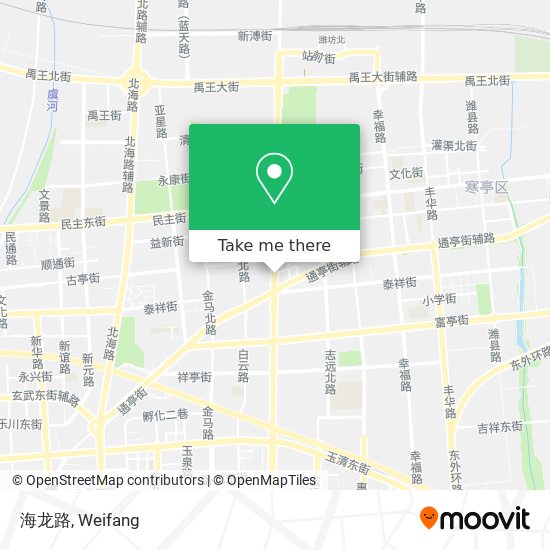 海龙路 map