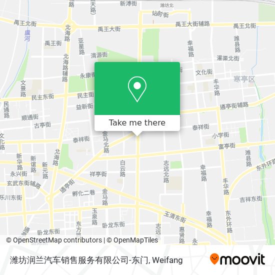 潍坊润兰汽车销售服务有限公司-东门 map