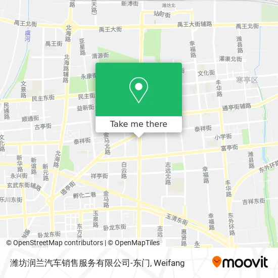 潍坊润兰汽车销售服务有限公司-东门 map