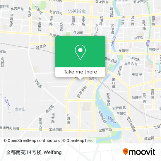 金都南苑14号楼 map