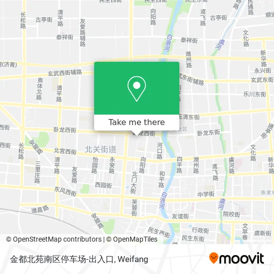 金都北苑南区停车场-出入口 map