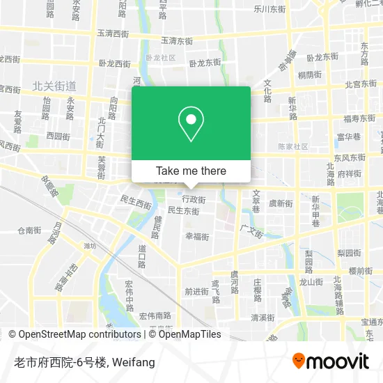 老市府西院-6号楼 map