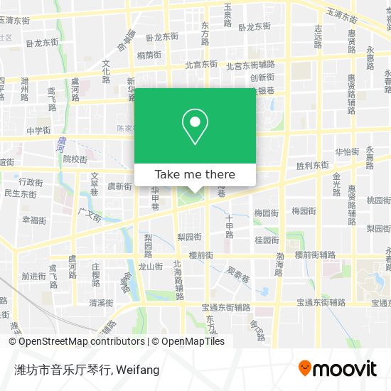 潍坊市音乐厅琴行 map