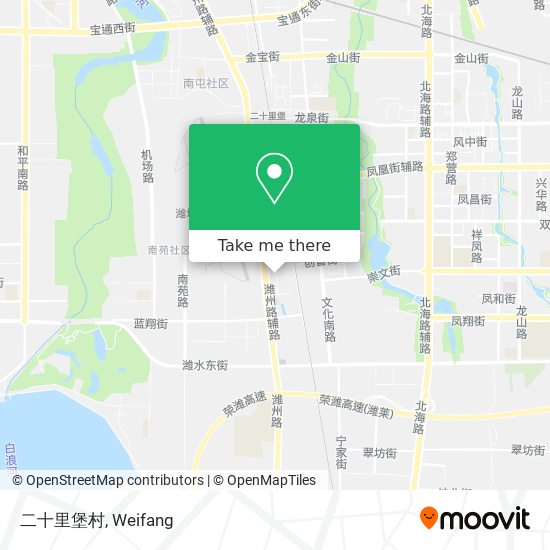 二十里堡村 map
