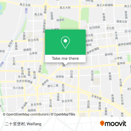 二十里堡村 map